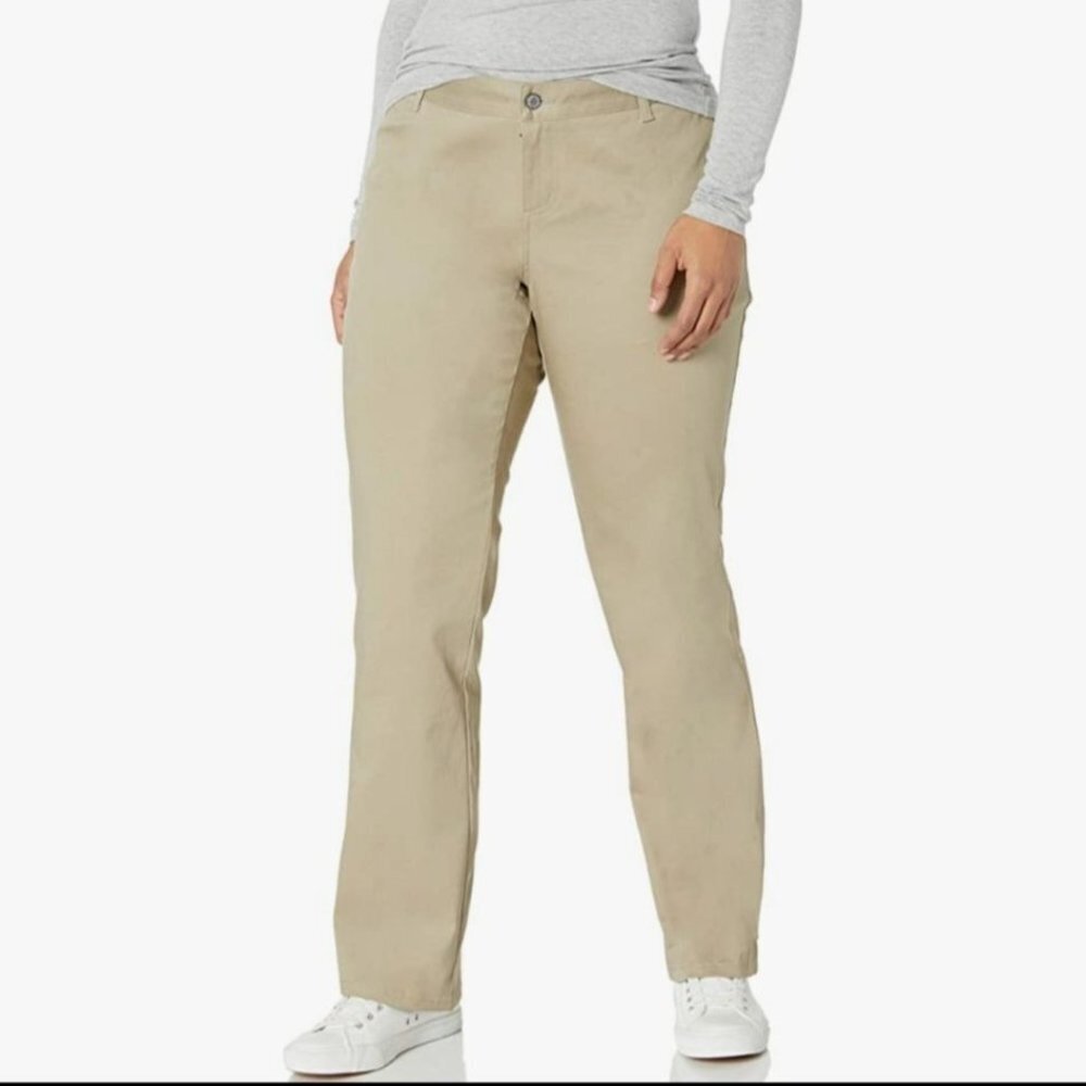NWT Dickies Girl Juniors Worker 2 Back‎ Pockets Bootcut Pant N882-KHA Khaki Size
